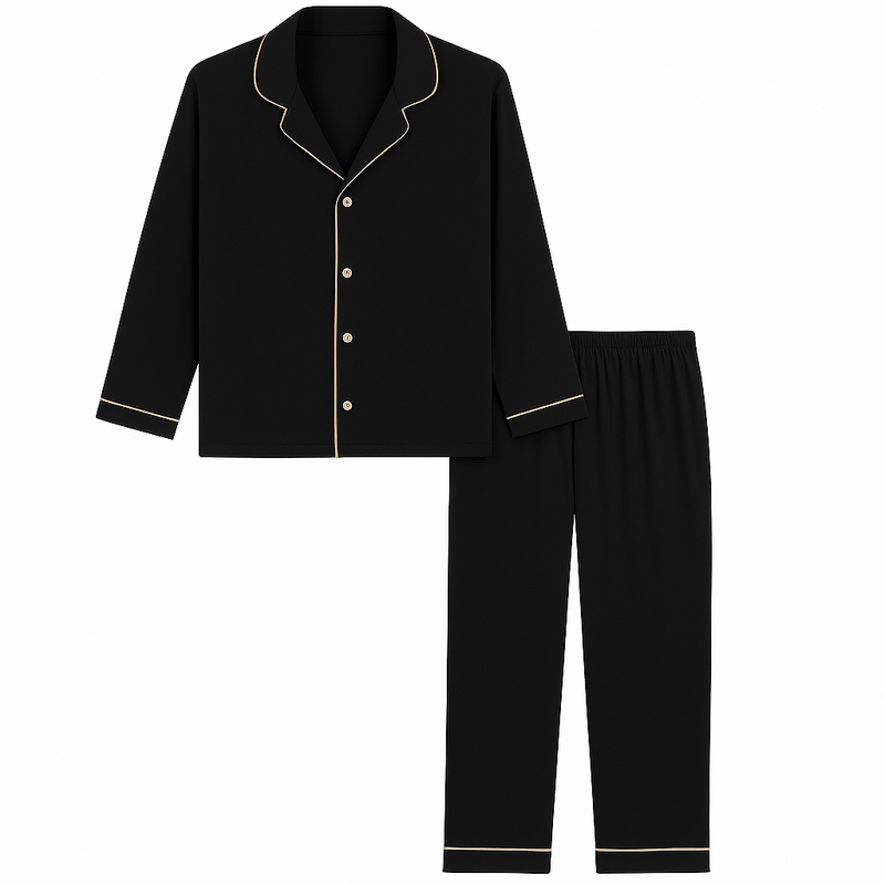 Pijama Longo Preto