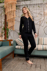 Pijama Longo Preto