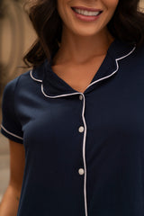 Pijama Feminino Marinho